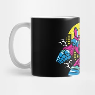 Comic Boombox Robot Mug